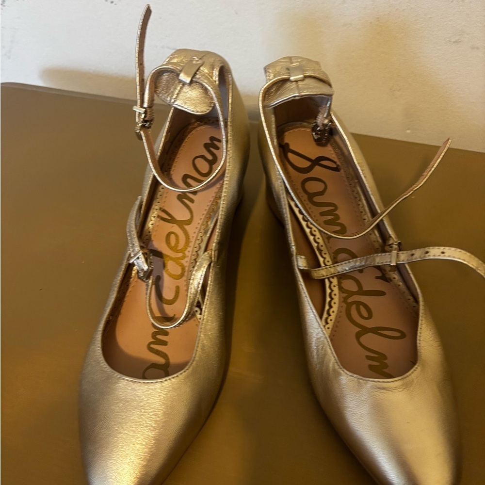 Sam Edelman Women's Metallic Heels 5 1/2